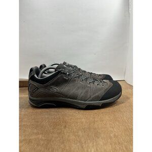 Asolo Men Size 10 Hiking Shoes Gray Gore-Tex Waterproof Vibram Low Top